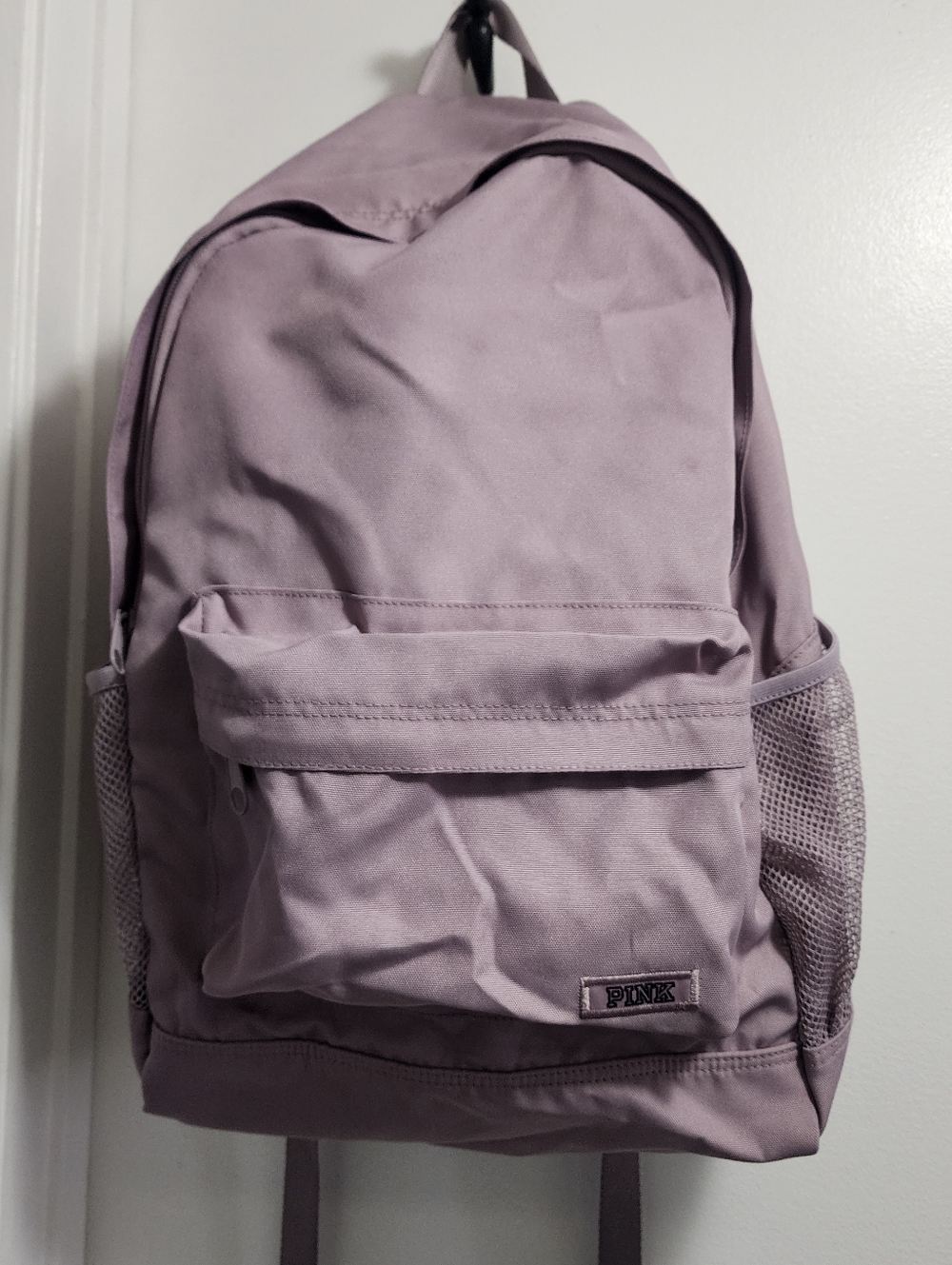 Vs PINK Light Mauve Backpack - Soft Lilac Interior